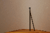 HQL-Lampe am Holzmast m. seitl. Abstützung re. 