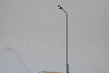HQL-Lampe am Stahlrohrmast 